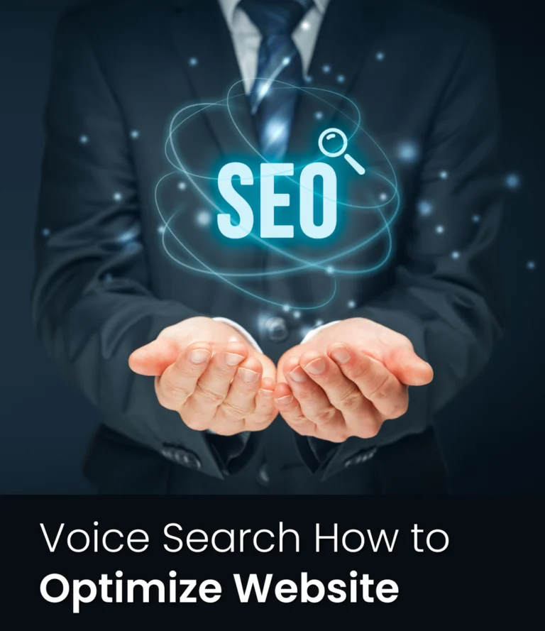 It shows the idea of voice search and how to optimize a website.